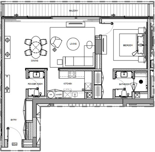 3 & 4 Bedroom Riviera Dubai Apartments Floor Plan